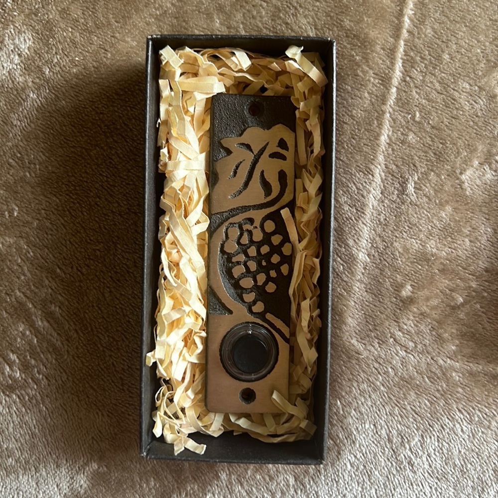 Metal art door bell